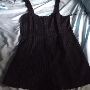 Pinstripe romper